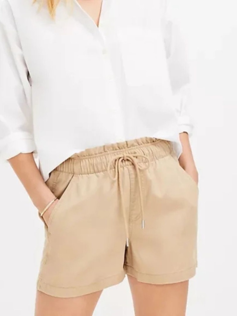 NWT LOFT Emory Shorts Seaside Sand Tan